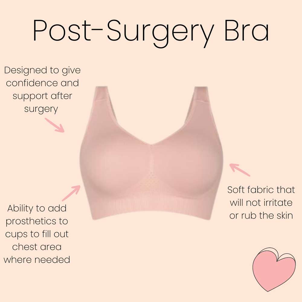 Women's Underwear Front Button Bra,fixed And Pressurized Breast-receiving  Underwear After Breast Surgery, Adjustable Bra Support Belt (l Size, Black)