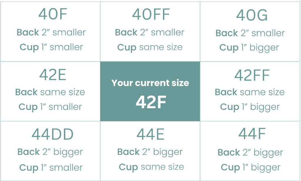 Sister Bra Sizes For 42F Bra Size