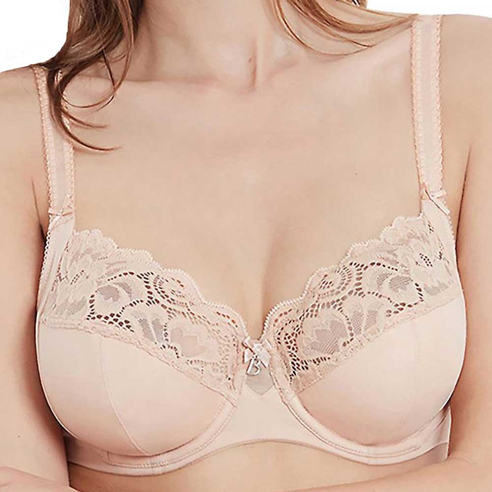 Cocoon full cup bra without underwiring in cotton mix white Bestform