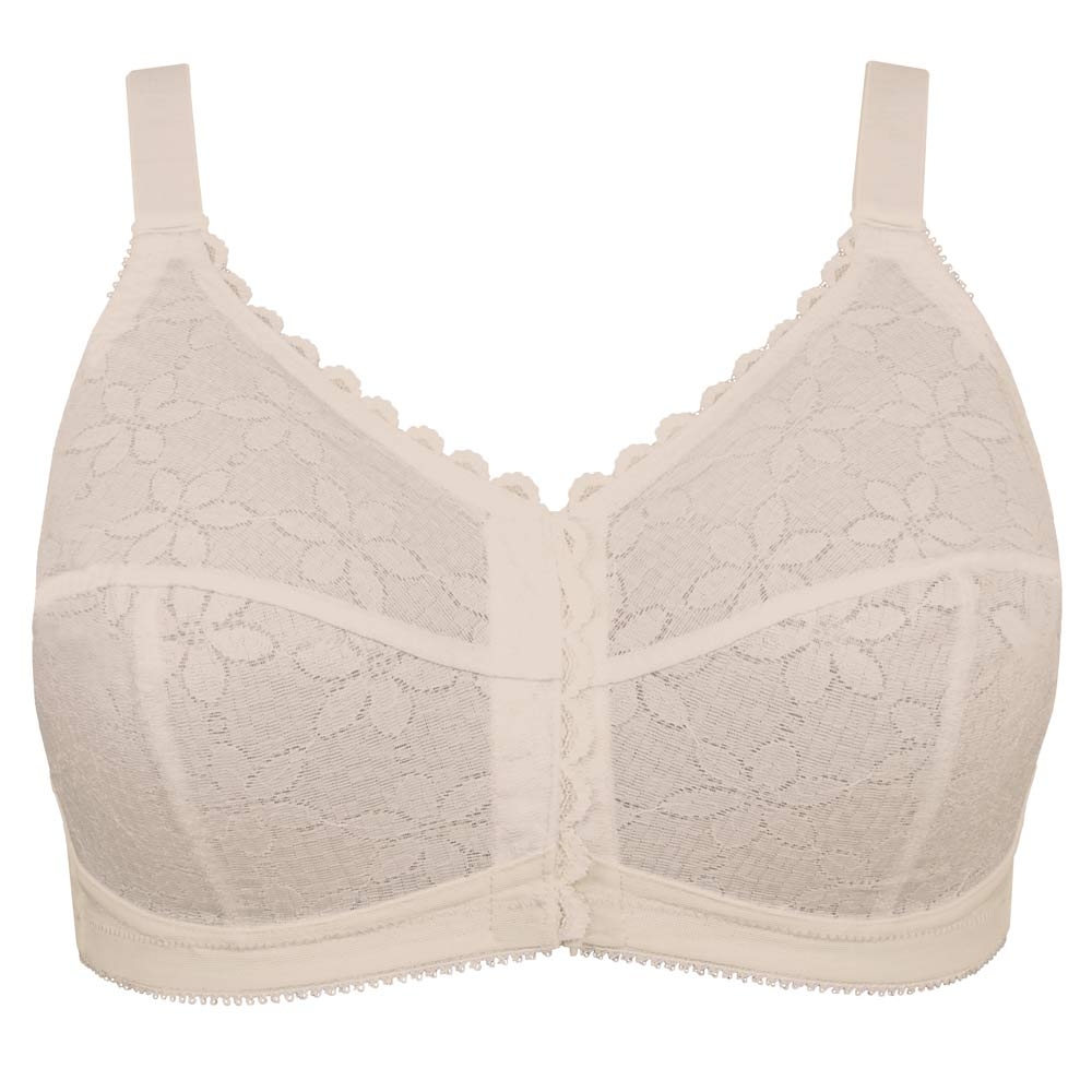 Buy 2 Pack Lace Front Fastening Non-Padded Bras in Saudi - bfab