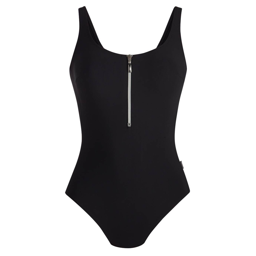 Elouise Zip Opening Soft Cup Active Swimsuit | AmpleBosom.com