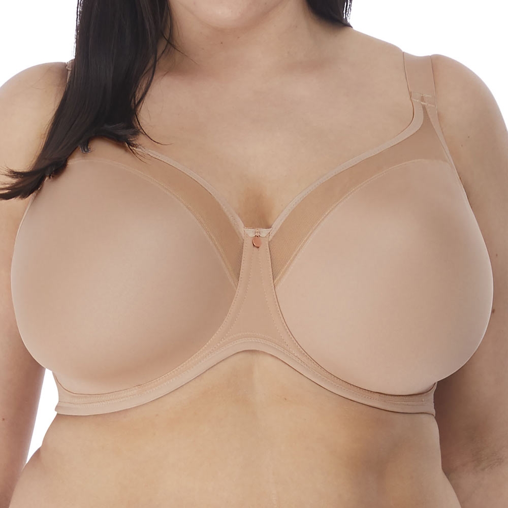 Elomi Smoothing Bra Underwire Molded Strapless Seamless Convertible Style  EL1230-NUE