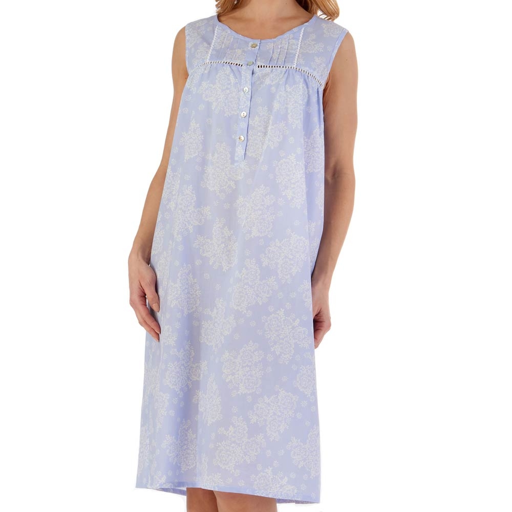 pure cotton sleeveless nightdress
