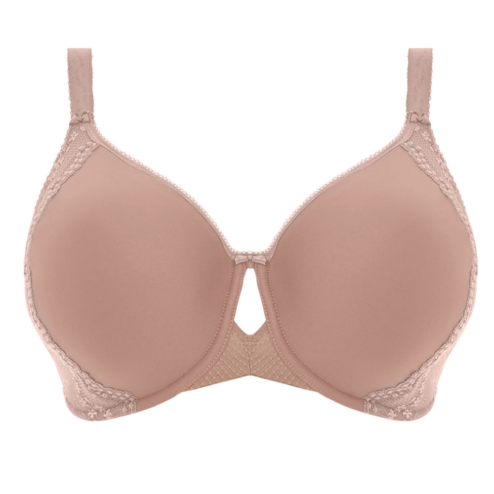 Elomi Charley Bandless Spacer Seamless Underwire Bra (4383),38HH,Storm 