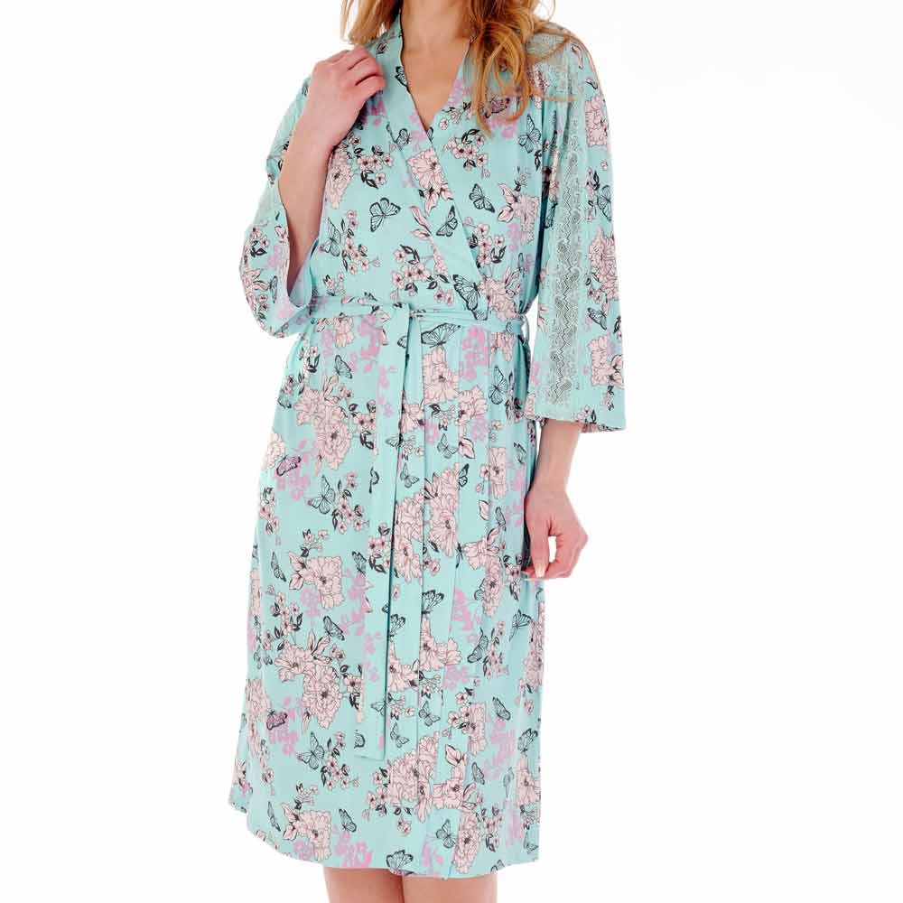 short sleeve summer dressing gown