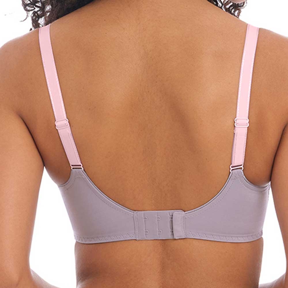 Reggiseno Freya Offbeat Con Ferretto E Supporto Laterale, Coppa Alta, Nero Opaco
