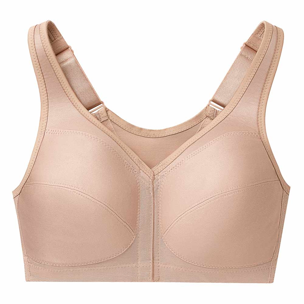 Glamorise MagicLift Front-Closure Support Bra Wirefree