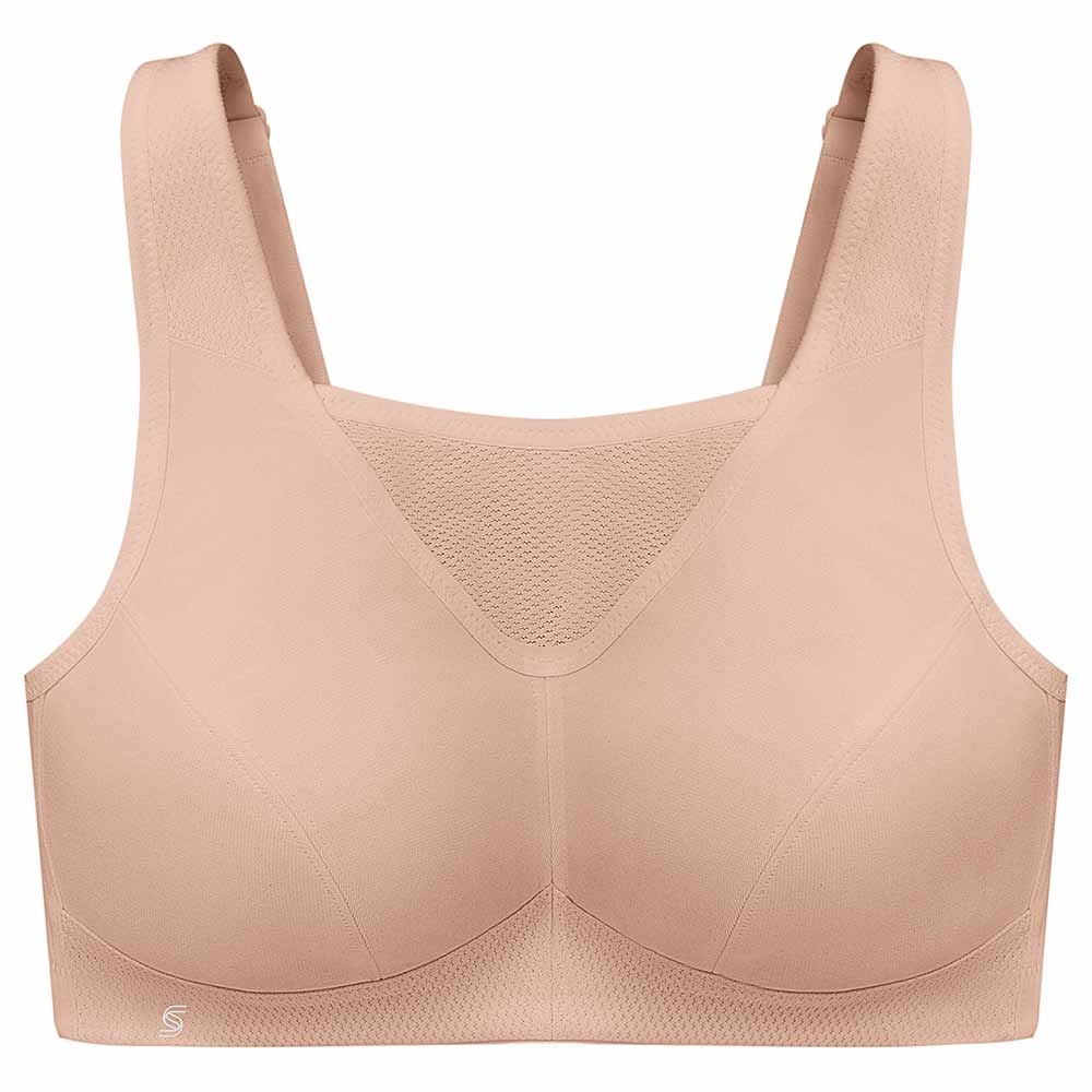 Glamorise Womens MagicLift Active Support Wirefree Bra 1005 Café 48H