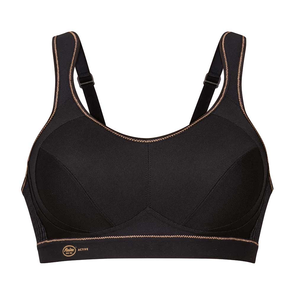 Active Maximum Support Wire Free Sports Bra Black 34F by Anita