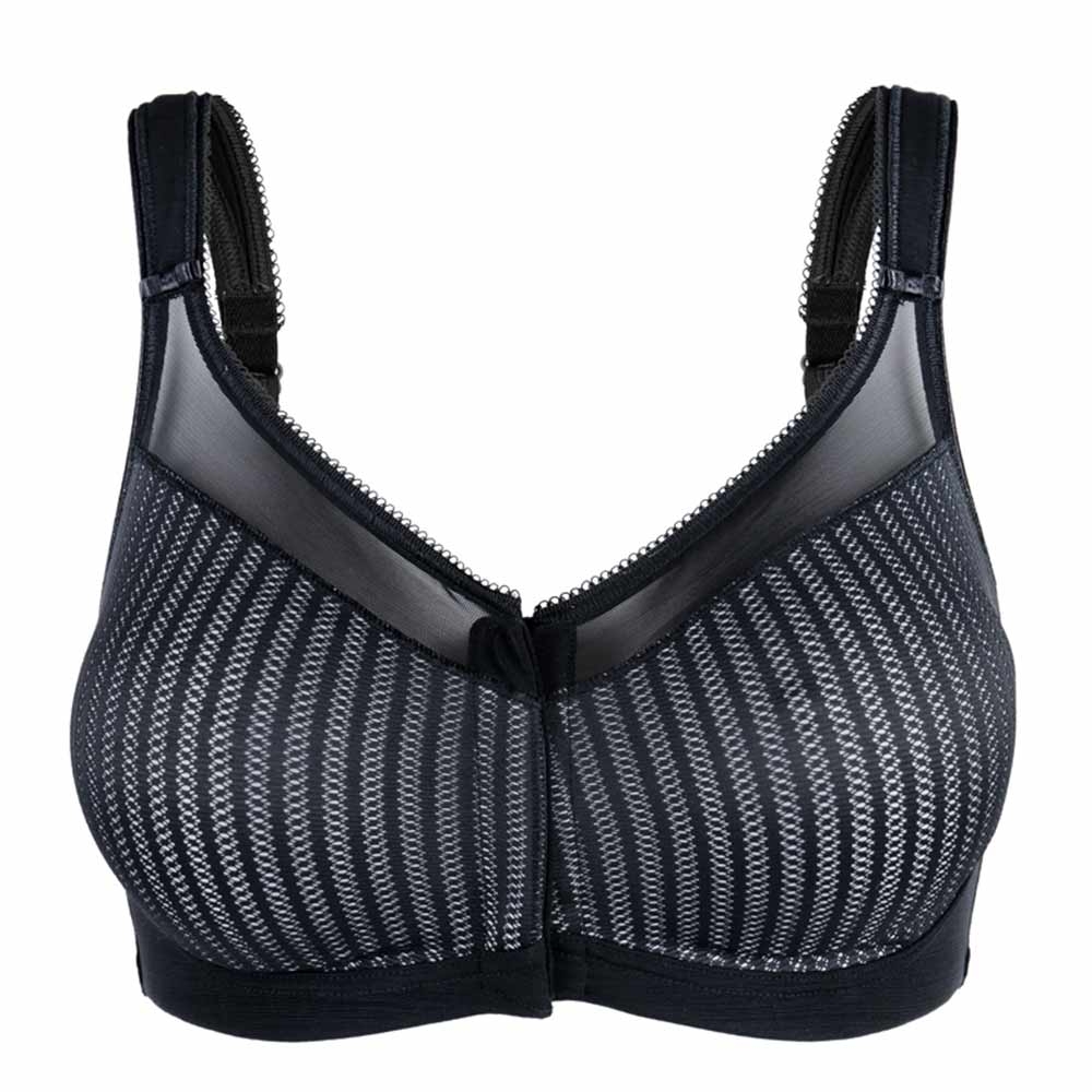 MINUOYI Front Closure Wire Free Thin Comfortable Vest Bra (32 BCD,  Apricot(lace Adorned), Numeric_32) at  Women's Clothing store