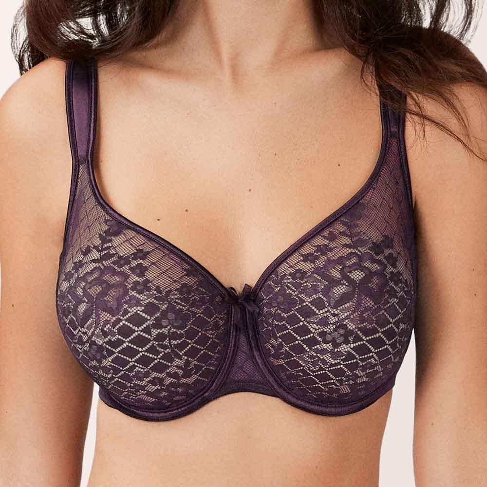 Empreinte Melody Lace Seamless Full Cup Padded Strap Underwire Bra