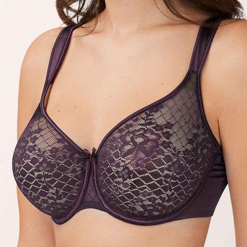Empreinte Melody Seamless Lace Full Cup Bra – Lingerie D'Amour