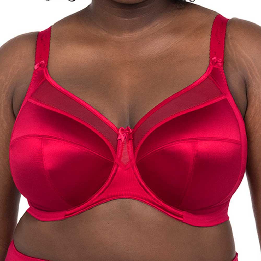 GODDESS Women's Plus Size Keira Underwire Full Cup Banded Bra, Crimson, 36G  : : Fashion