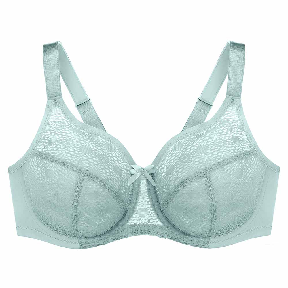 Real Silk No Underwire Two Colour Vintage Lace Piece Together Push-Up Bras  NZFCA308# green 75C - Yamibuy.com