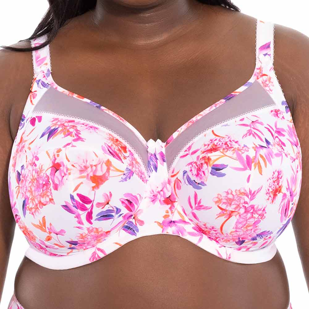 Goddess Kayla Underwire Banded Bra in Hot Floral (HFL) FINAL SALE NORMALLY  $50 - Busted Bra Shop