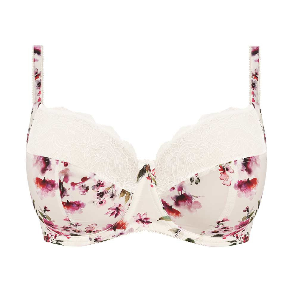 Fantasie Lucia Floral Print Underwire Side Support Bra, Navy/Multi at John  Lewis & Partners