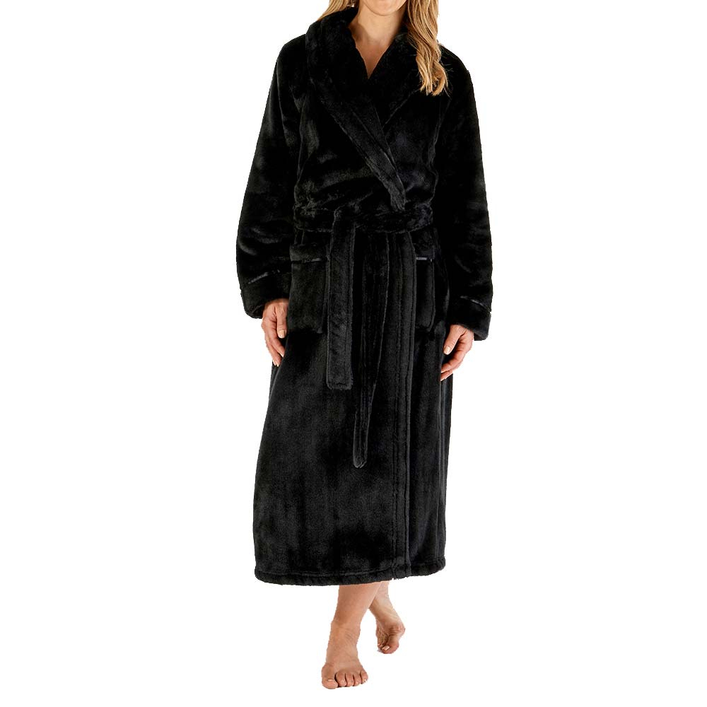 Slendrella Housecoat in black HC4342