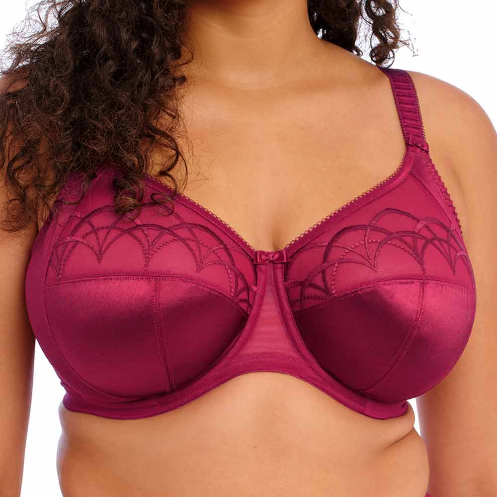 Elomi Cate Embroidered Full Cup Banded Underwire Bra (4030),40DD