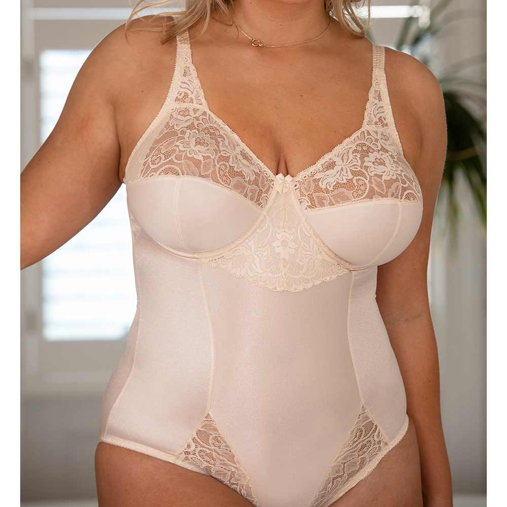 Charnos Superfit Natural Floral Lace Full Cup Bodyshaper 36D