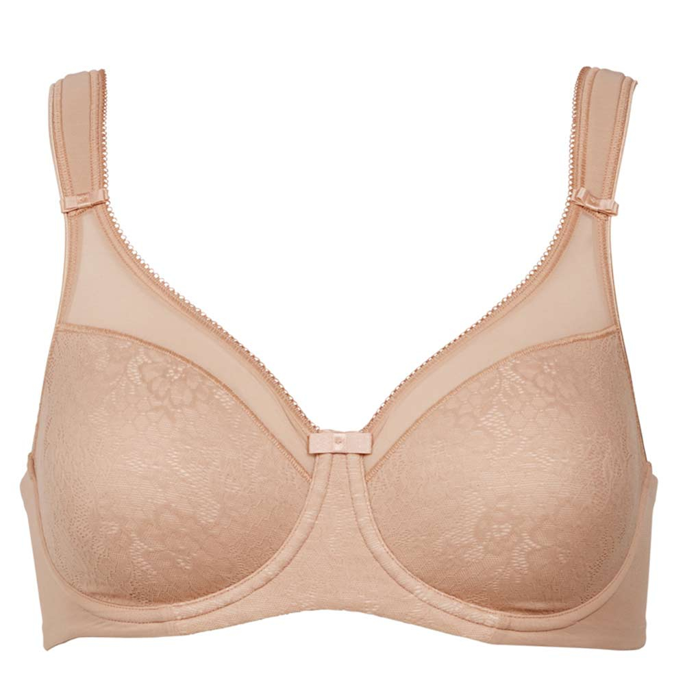 Triumph Minimizer 112 Support Wired Non Padded Comfortable Big-Cup Bra -  Nude (38C)