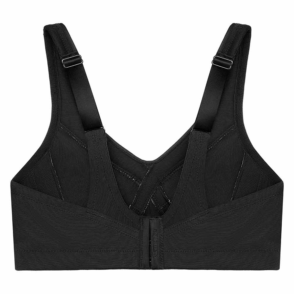 Glamorise Womens MagicLift Active Support Wirefree Bra 1005 Black 40F