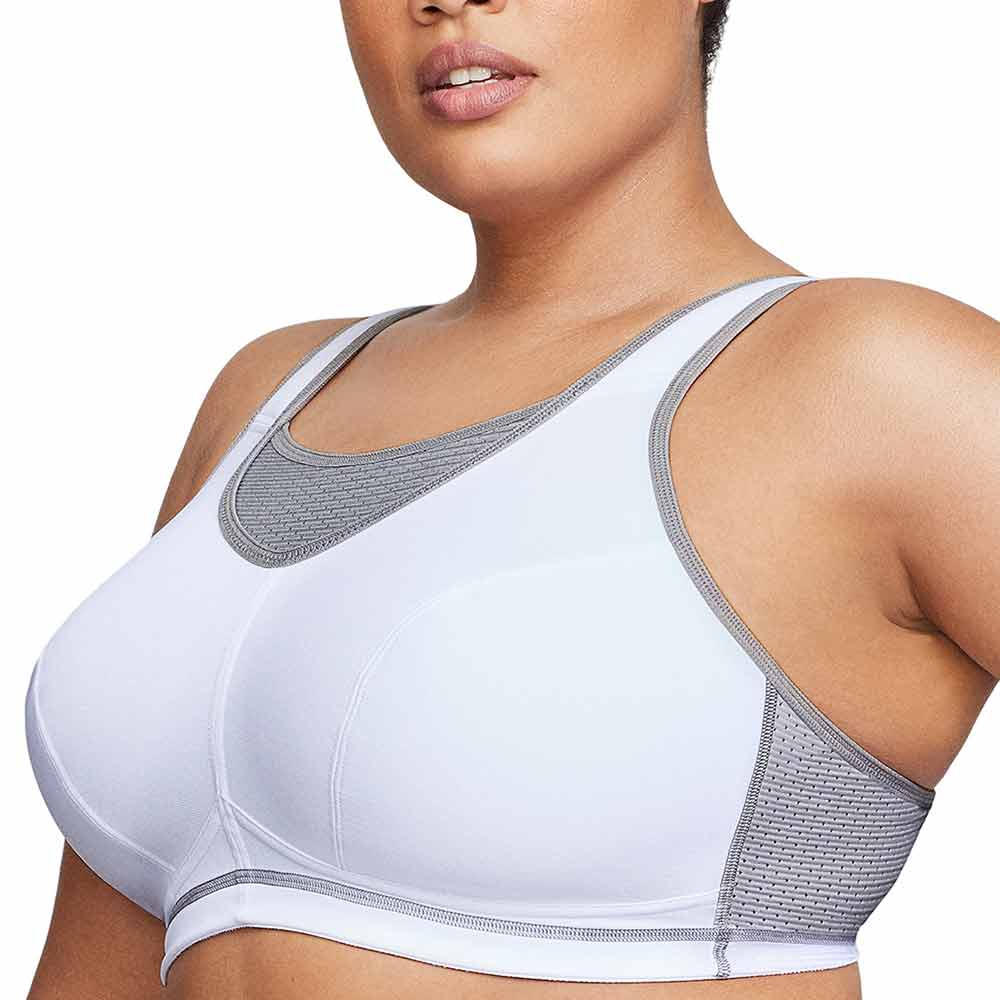 GLAMORISE plus size 40G high impact wirefree no bounce cami sports