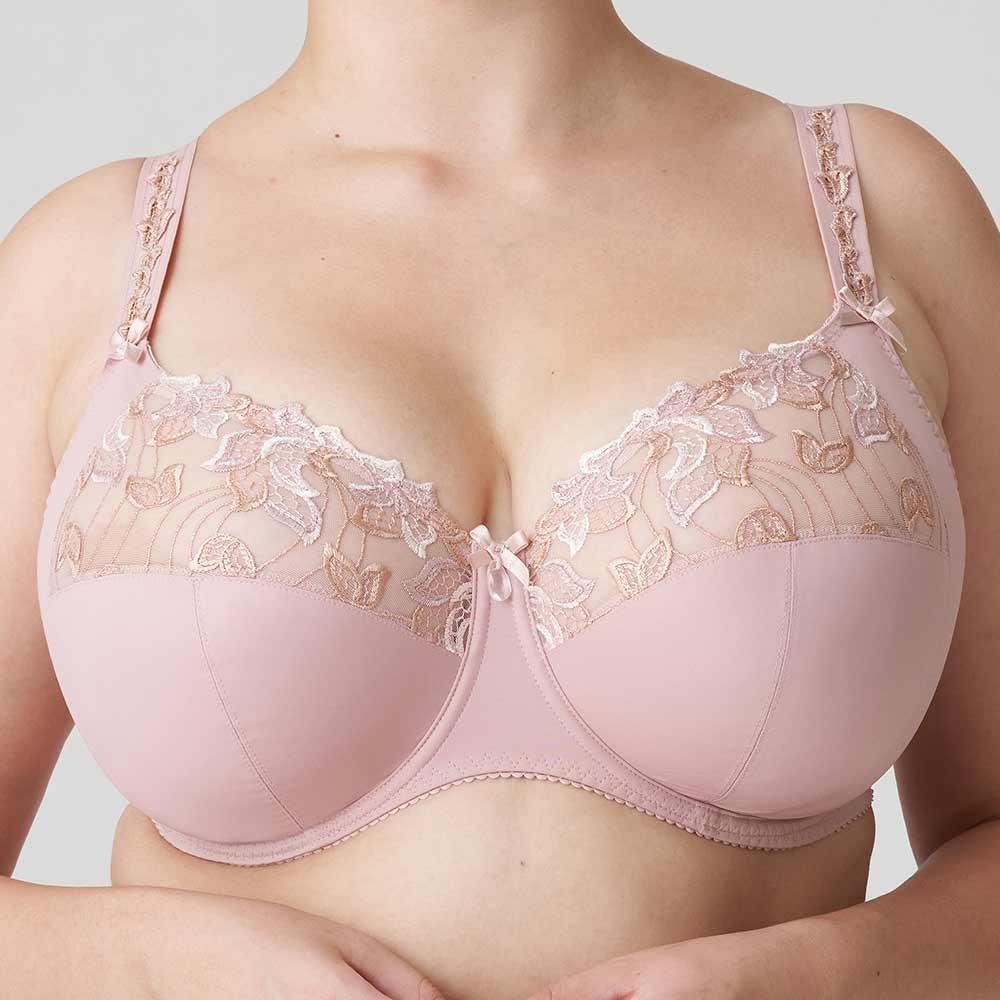 Deauville underwired full cup support I-K bra - Amour Pink, Prima Donna