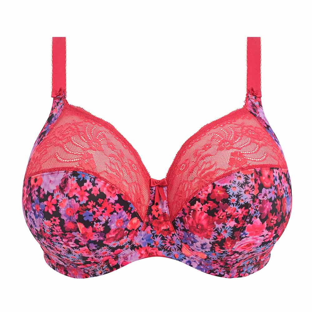 Elomi Morgan Stretch Lace Banded Underwire Bra (4110),40J,Cameo Rose