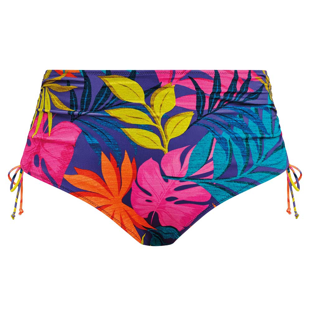 Elomi Swim Porto Rafti Adjustable Leg Bikini Brief in Indigo ES803373
