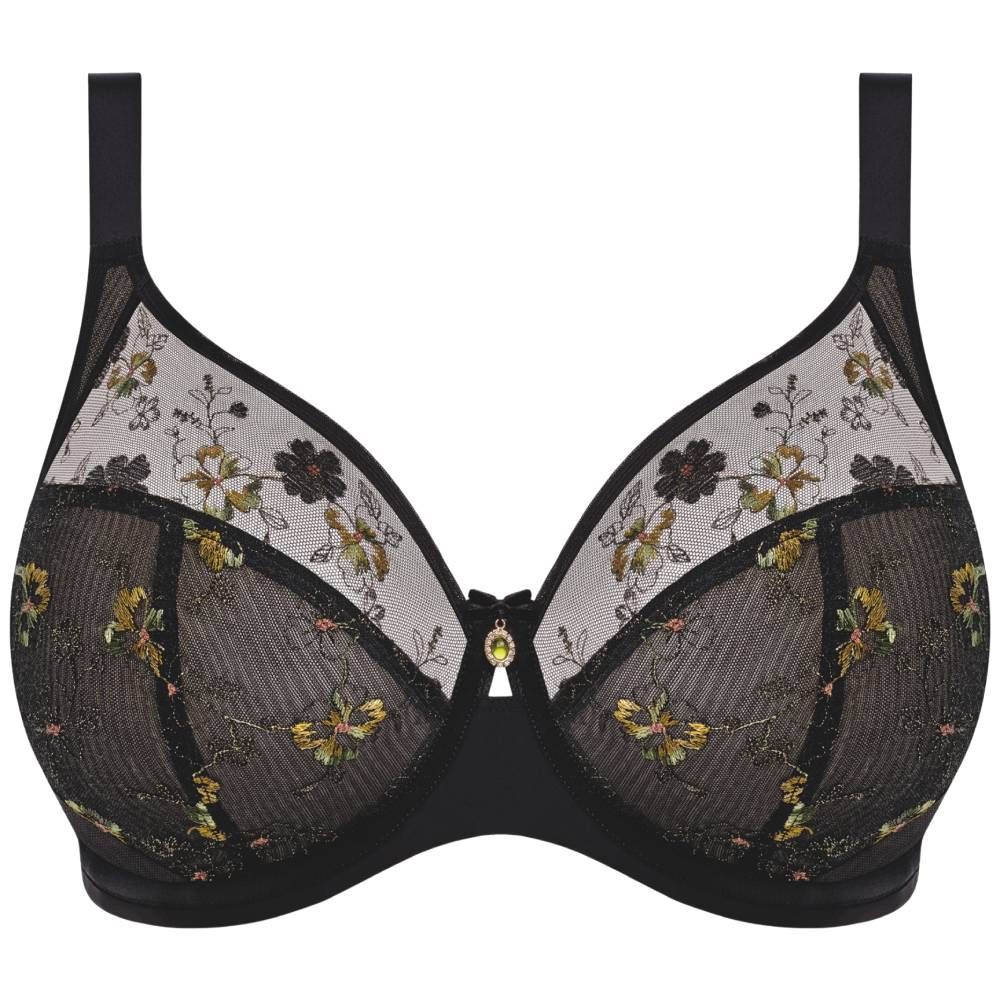Elomi Lyriana bra product in jet EL303705- cutout image