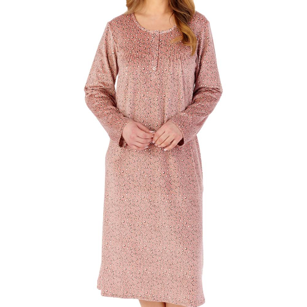 Slenderella Nightdress product in mink NDW2345- front view image