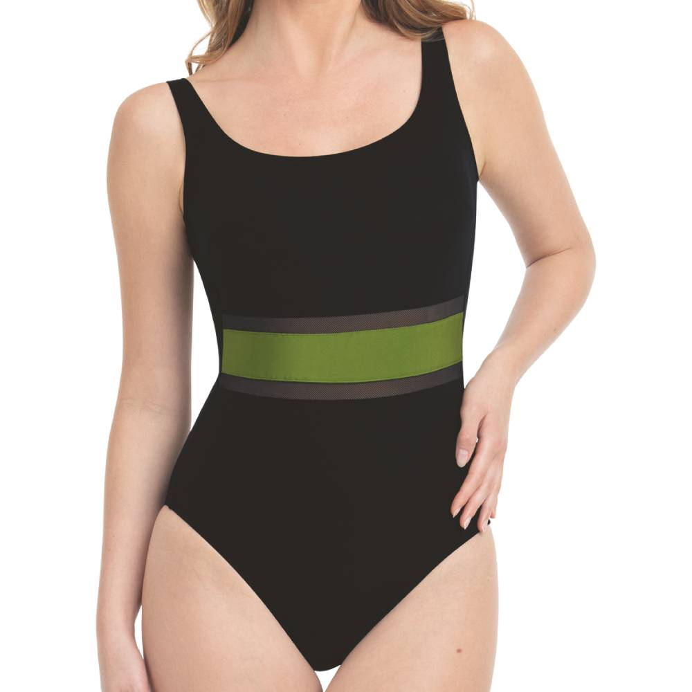Rosa Faia Sea gym Alison product in black 7898- front view image
