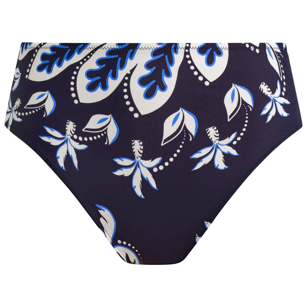 Playa azul high waist bikini brief product in navy FS507378- cut out image
