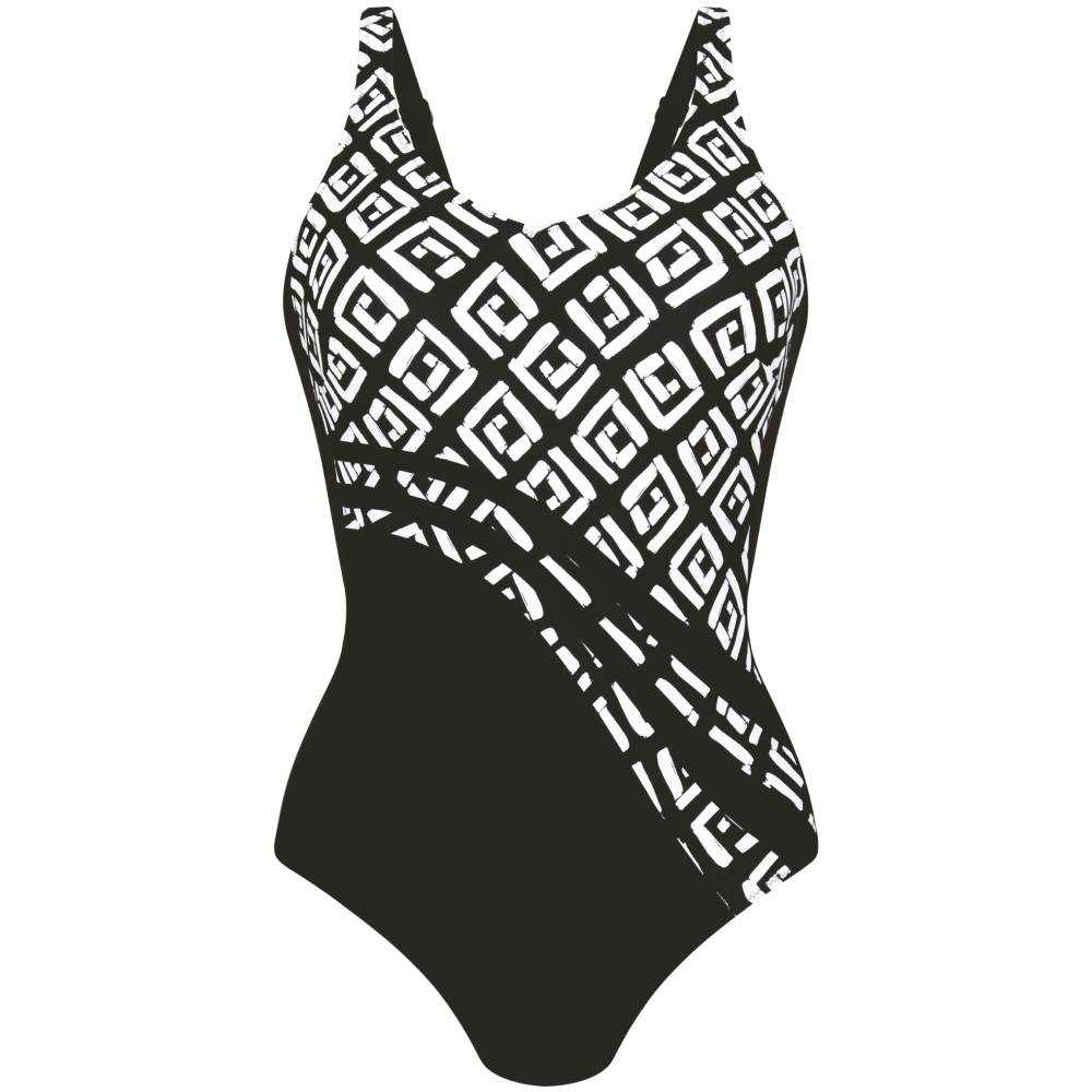 Anita swim Dirban swimsuit product in black 6316- cut out image