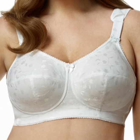 Elila Jacquard Bra 1305 in White