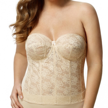 Elila Lace Strapless Longline