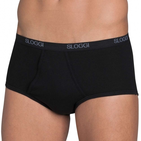 BLACK,Sloggi Men,Basic,Maxi,Underpants,SMENMAXI