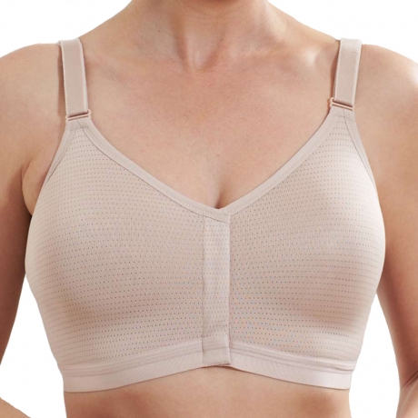 Silver Post Surgery Front Fastening Bra