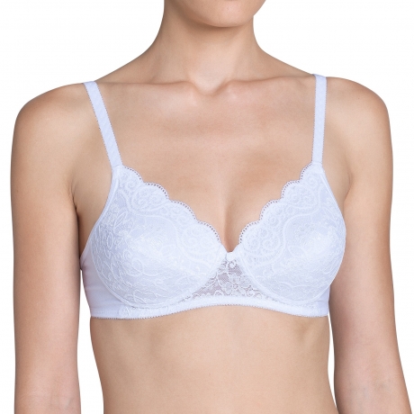 WHITE,Triumph,Amourette 300,Padded Non Wired Bra,300P