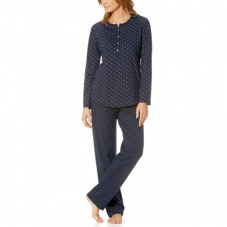 Chloe Long Sleeve Full Length Jersey Pyjama Set