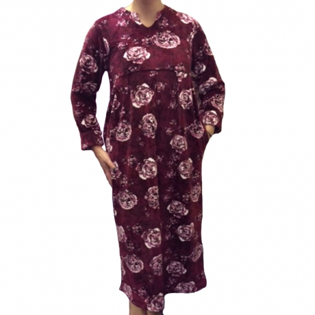 Long Sleeve Soft Fleece Kaftan