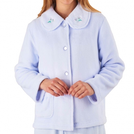 Button Through Warm Fleece Bedjacket