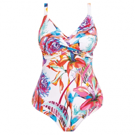 Paradise Bay Twist Front Underwired Swimsuit