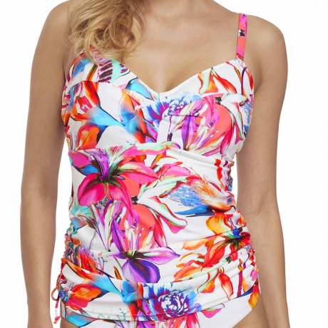 Paradise Bay Twist Front Underwired Tankini Top