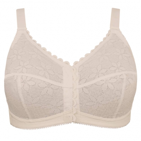 Classic Soft Cup Front Fastening Lace Bra Solutions Classic