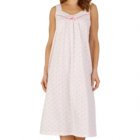 Ditsy Floral Broad Strap Cotton Nightdress