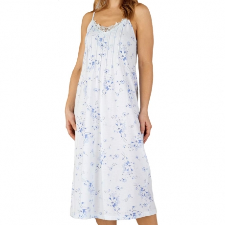 Ladies Short Sleeve Nightdress Nightwear  Women Nightie Warmer 100%cotton 10-20 