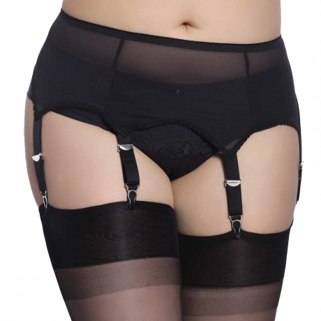 BLACK,Ulla Dessous,Classics,2019,Suspender Belt,1269