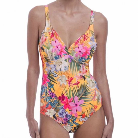 Anguilla Plunge Underwired Swimsuit With Light Control