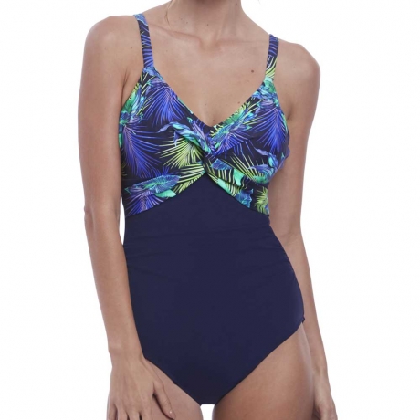 Coconut Grove Twist Front Underwired Swimsuit